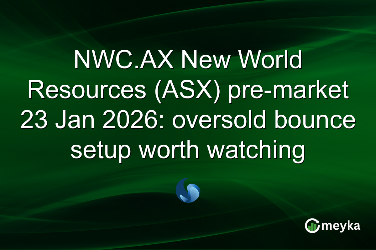 NWC.AX New World Resources (ASX) pre-market 23 Jan 2026: oversold bounce setup worth watching