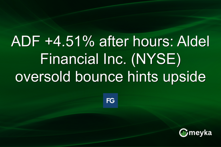 ADF +4.51% after hours: Aldel Financial Inc. (NYSE) oversold bounce hints upside