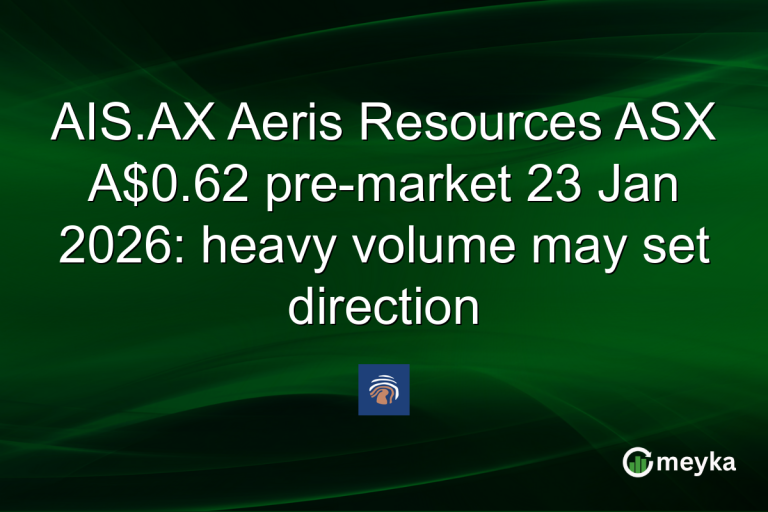 AIS.AX Aeris Resources ASX A$0.62 pre-market 23 Jan 2026: heavy volume may set direction