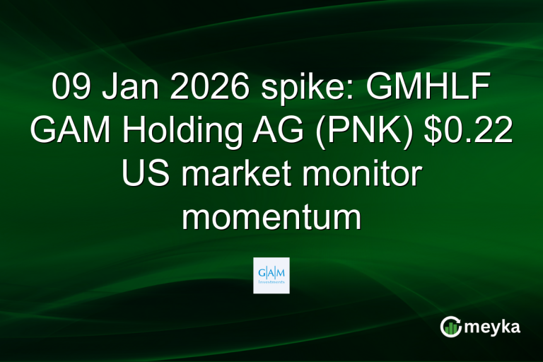 09 Jan 2026 spike: GMHLF GAM Holding AG (PNK) $0.22 US market monitor momentum
