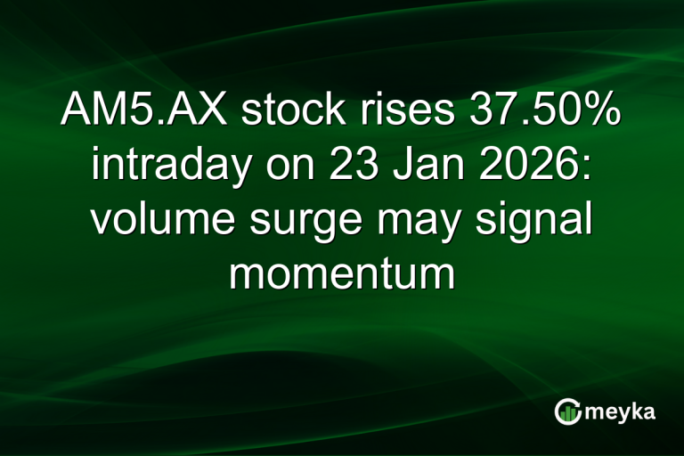 AM5.AX stock rises 37.50% intraday on 23 Jan 2026: volume surge may signal momentum