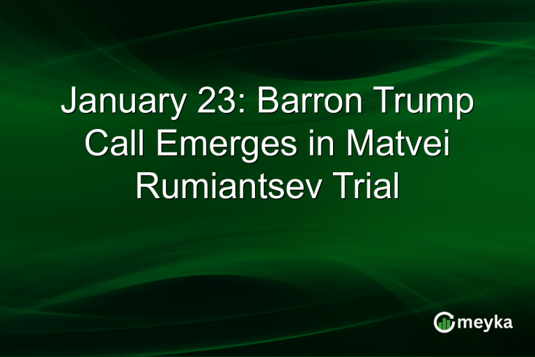 January 23: Barron Trump Call Emerges in Matvei Rumiantsev Trial