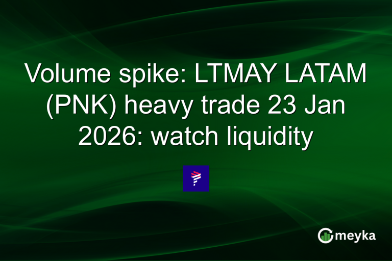 Volume spike: LTMAY LATAM (PNK) heavy trade 23 Jan 2026: watch liquidity