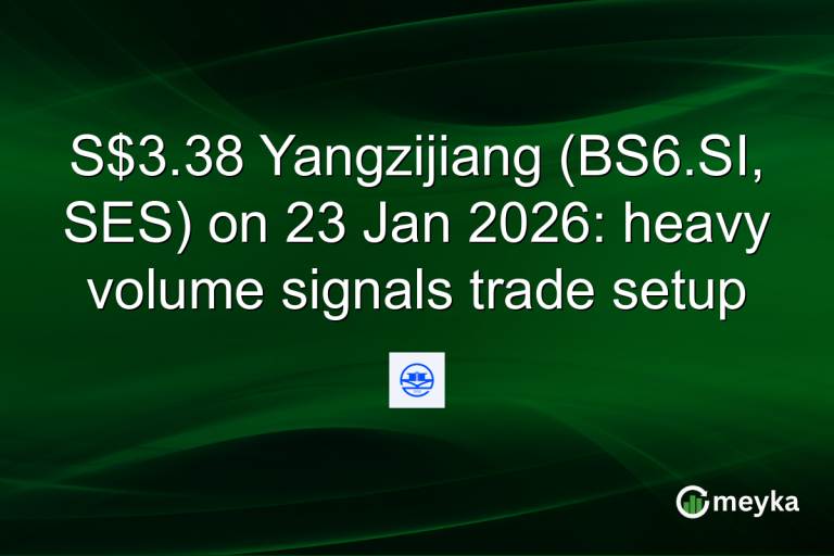 S$3.38 Yangzijiang (BS6.SI, SES) on 23 Jan 2026: heavy volume signals trade setup