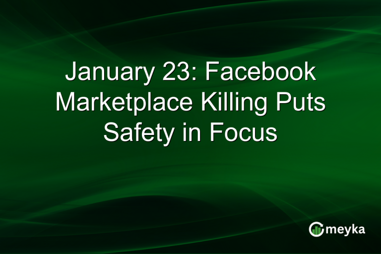January 23: Facebook Marketplace Killing Puts Safety in Focus
