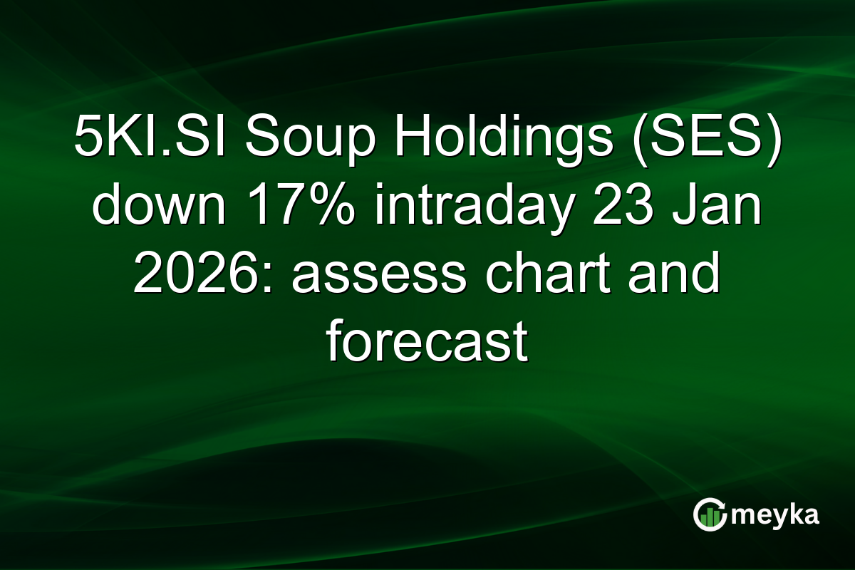 5KI.SI Soup Holdings (SES) down 17% intraday 23 Jan 2026: assess chart and forecast
