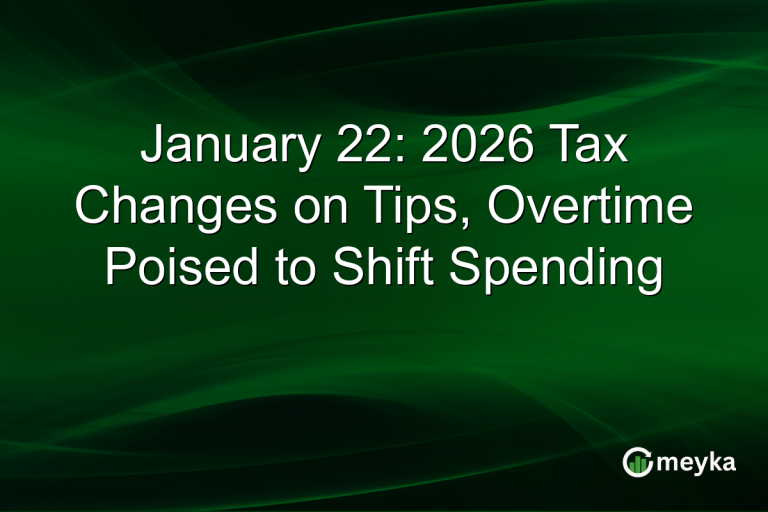 January 22: 2026 Tax Changes on Tips, Overtime Poised to Shift Spending