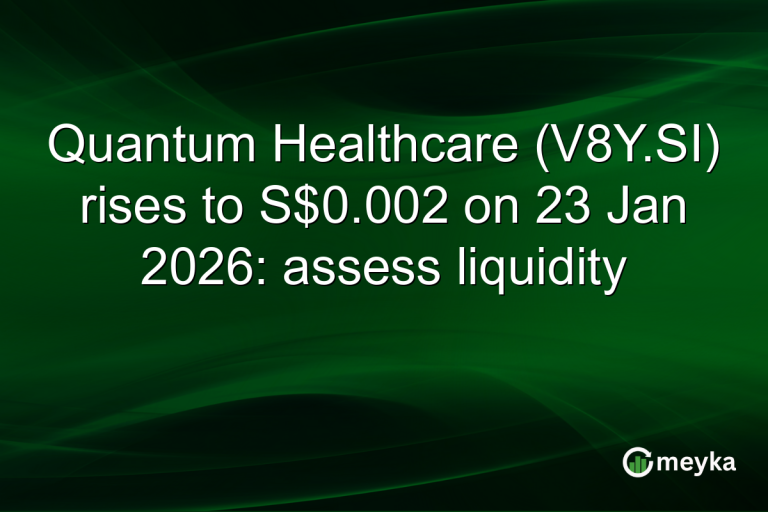 Quantum Healthcare (V8Y.SI) rises to S$0.002 on 23 Jan 2026: assess liquidity