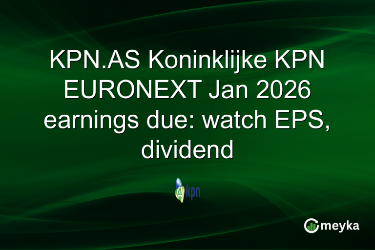 KPN.AS Koninklijke KPN EURONEXT Jan 2026 earnings due: watch EPS, dividend