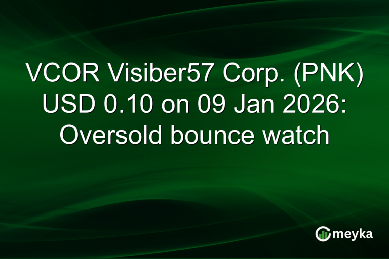 VCOR Visiber57 Corp. (PNK) USD 0.10 on 09 Jan 2026: Oversold bounce watch