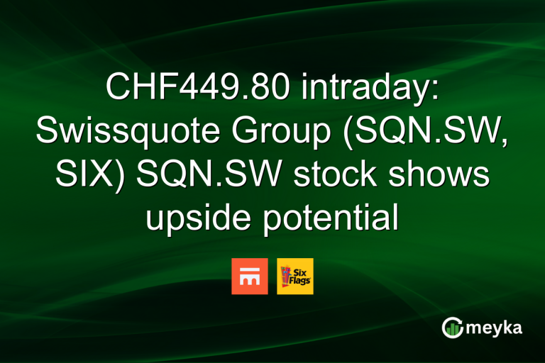 CHF449.80 intraday: Swissquote Group (SQN.SW, SIX) SQN.SW stock shows upside potential