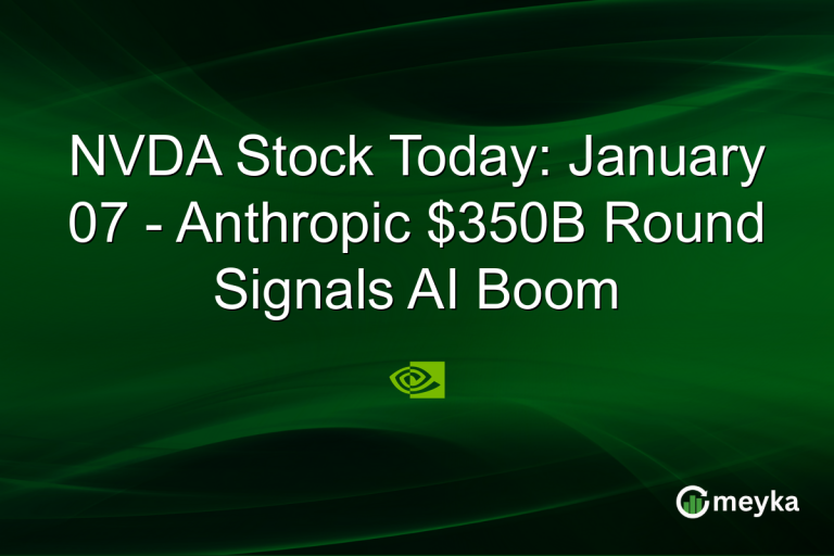 NVDA Stock Today: January 07 - Anthropic $350B Round Signals AI Boom