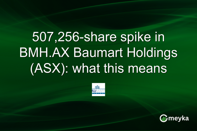 507,256-share spike in BMH.AX Baumart Holdings (ASX): what this means