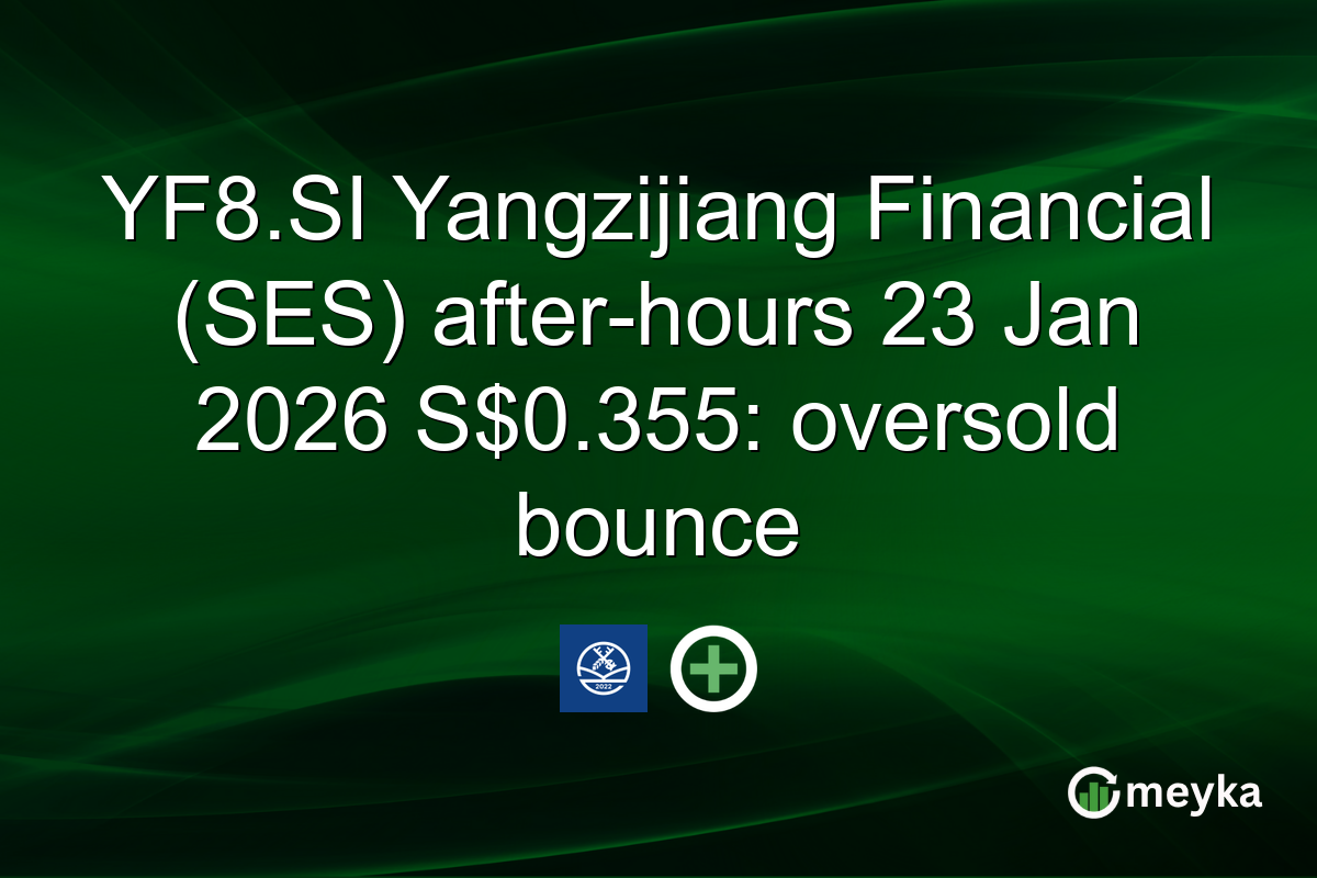 YF8.SI Yangzijiang Financial (SES) after-hours 23 Jan 2026 S$0.355: oversold bounce