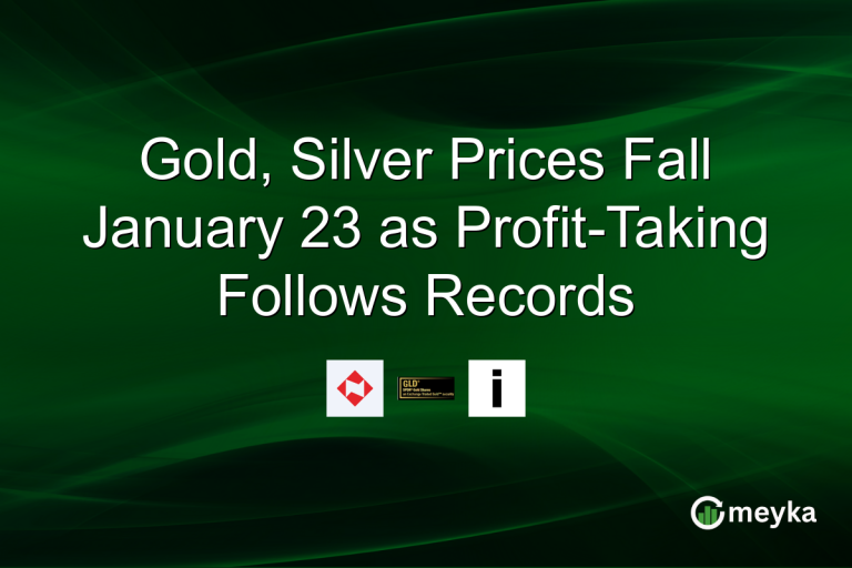 Gold, Silver Prices Fall January 23 as Profit-Taking Follows Records