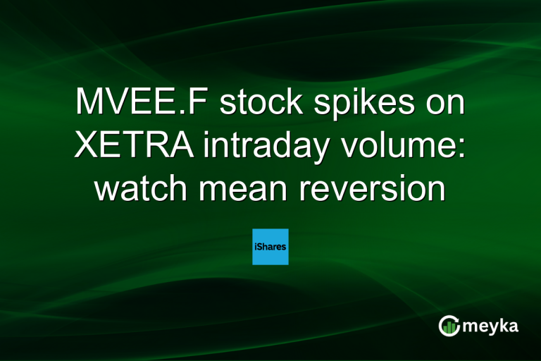 MVEE.F stock spikes on XETRA intraday volume: watch mean reversion
