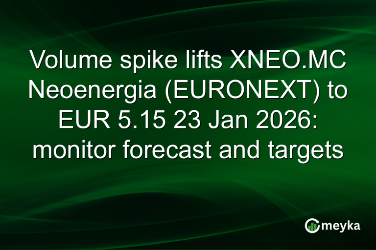 Volume spike lifts XNEO.MC Neoenergia (EURONEXT) to EUR 5.15 23 Jan 2026: monitor forecast and targets