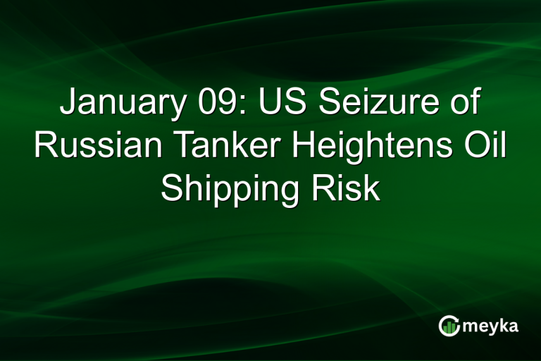 January 09: US Seizure of Russian Tanker Heightens Oil Shipping Risk