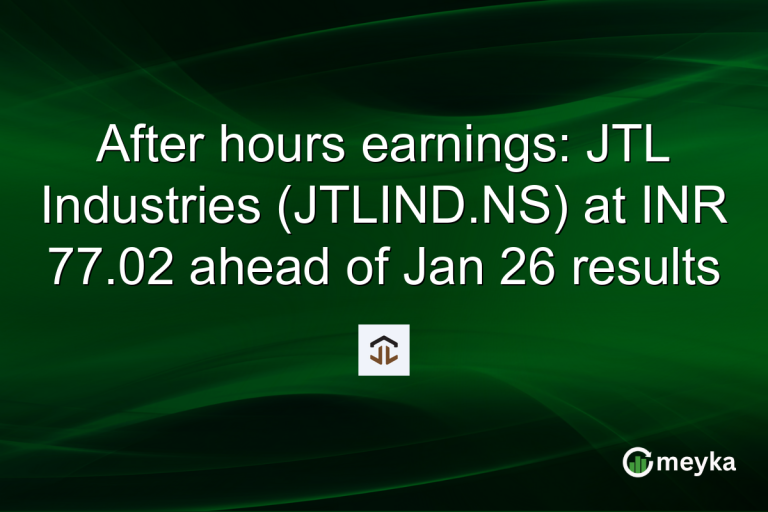 After hours earnings: JTL Industries (JTLIND.NS) at INR 77.02 ahead of Jan 26 results