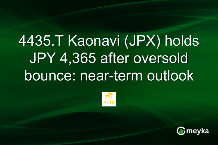 4435.T Kaonavi (JPX) holds JPY 4,365 after oversold bounce: near-term outlook
