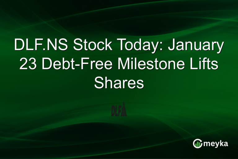 DLF.NS Stock Today: January 23 Debt-Free Milestone Lifts Shares