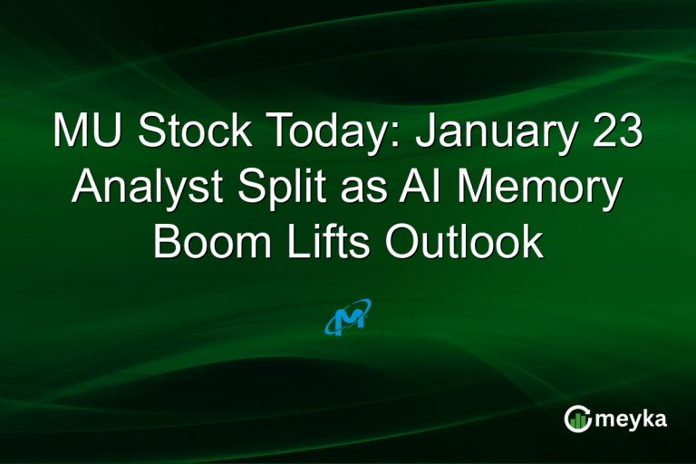 MU Stock Today: January 23 Analyst Split as AI Memory Boom Lifts Outlook