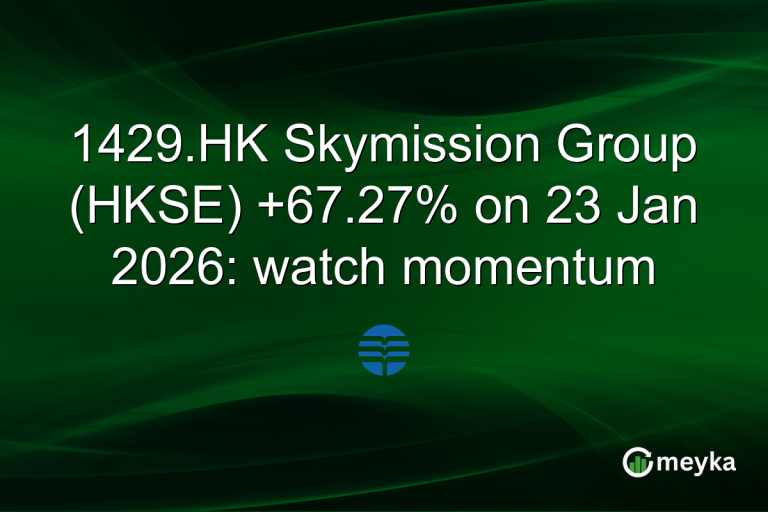 1429.HK Skymission Group (HKSE) +67.27% on 23 Jan 2026: watch momentum
