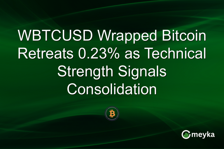 WBTCUSD Wrapped Bitcoin Retreats 0.23% as Technical Strength Signals Consolidation