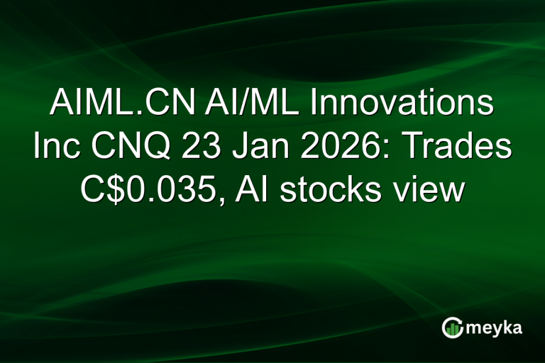 AIML.CN AI/ML Innovations Inc CNQ 23 Jan 2026: Trades C$0.035, AI stocks view