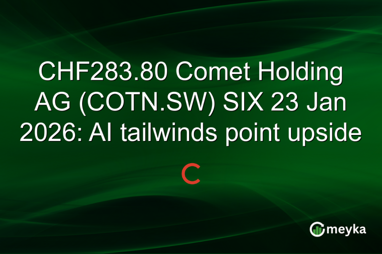 CHF283.80 Comet Holding AG (COTN.SW) SIX 23 Jan 2026: AI tailwinds point upside