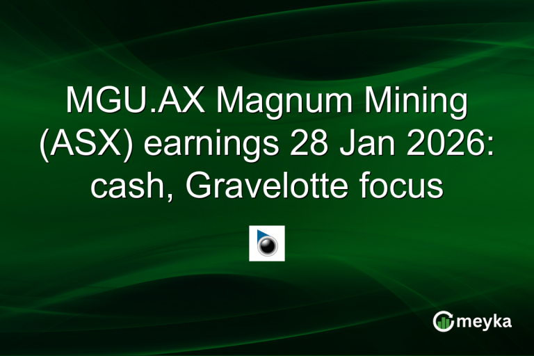 MGU.AX Magnum Mining (ASX) earnings 28 Jan 2026: cash, Gravelotte focus