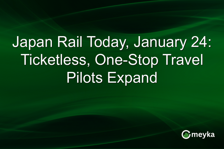 Japan Rail Today, January 24: Ticketless, One-Stop Travel Pilots Expand