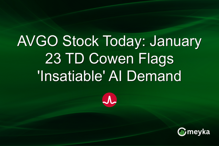 AVGO Stock Today: January 23 TD Cowen Flags 'Insatiable' AI Demand