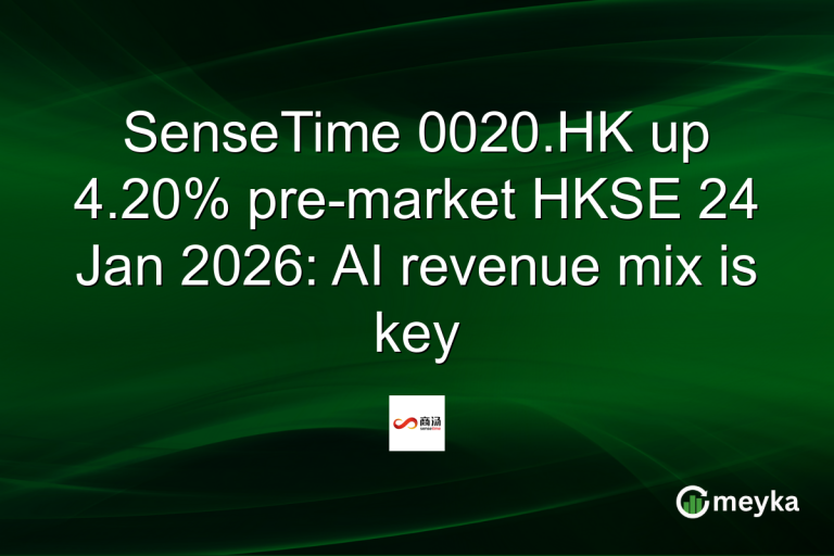 SenseTime 0020.HK up 4.20% pre-market HKSE 24 Jan 2026: AI revenue mix is key