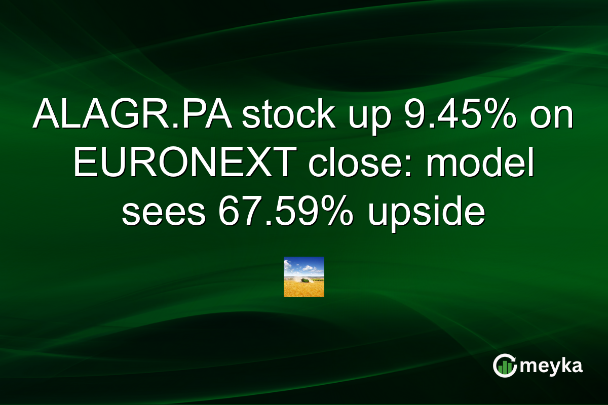 ALAGR.PA stock up 9.45% on EURONEXT close: model sees 67.59% upside