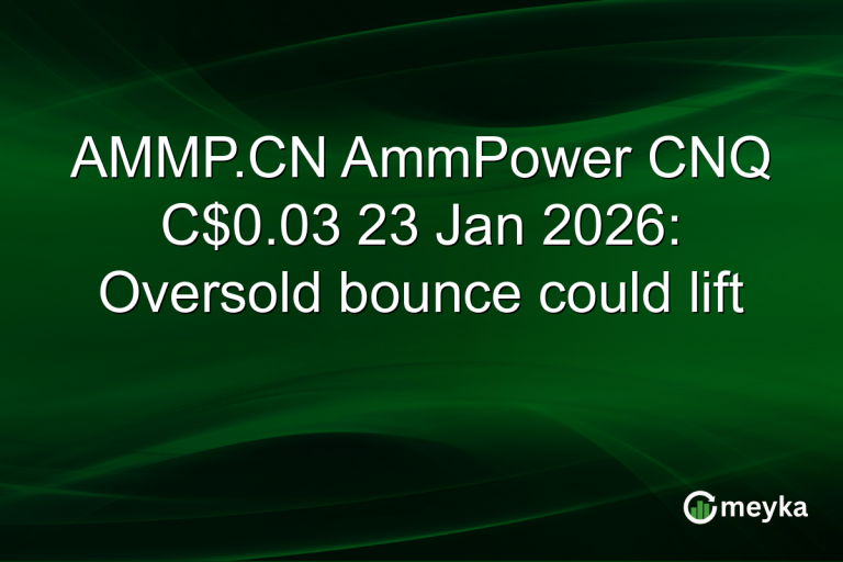 AMMP.CN AmmPower CNQ C$0.03 23 Jan 2026: Oversold bounce could lift