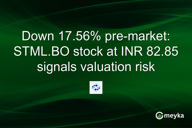 Down 17.56% pre-market: STML.BO stock at INR 82.85 signals valuation risk