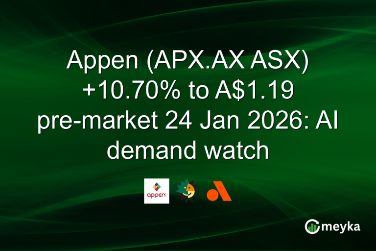Appen (APX.AX ASX) +10.70% to A$1.19 pre-market 24 Jan 2026: AI demand watch