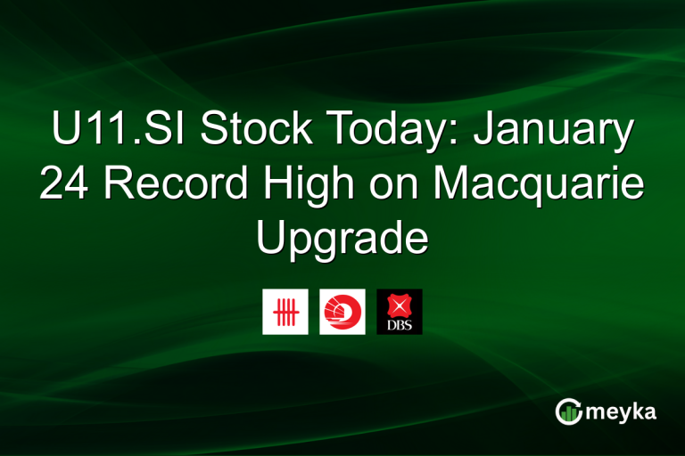 U11.SI Stock Today: January 24 Record High on Macquarie Upgrade