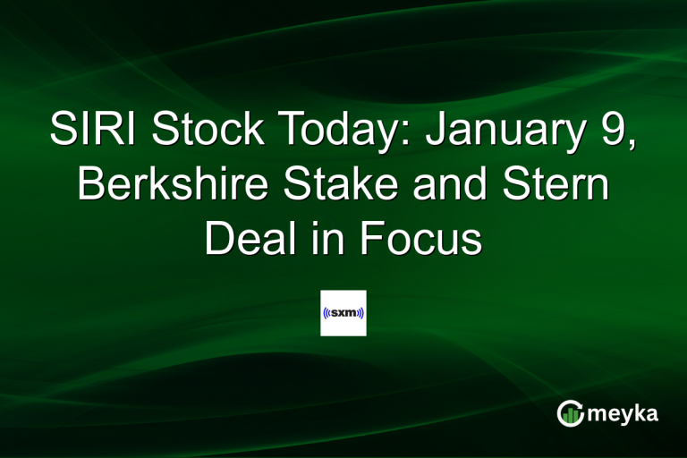 SIRI Stock Today: January 9, Berkshire Stake and Stern Deal in Focus
