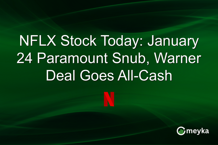 NFLX Stock Today: January 24 Paramount Snub, Warner Deal Goes All-Cash