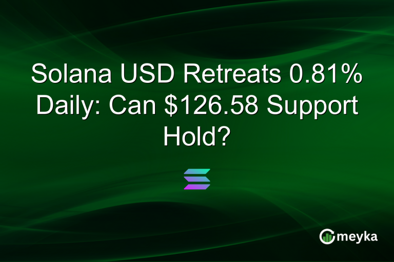 Solana USD Retreats 0.81% Daily: Can $126.58 Support Hold?
