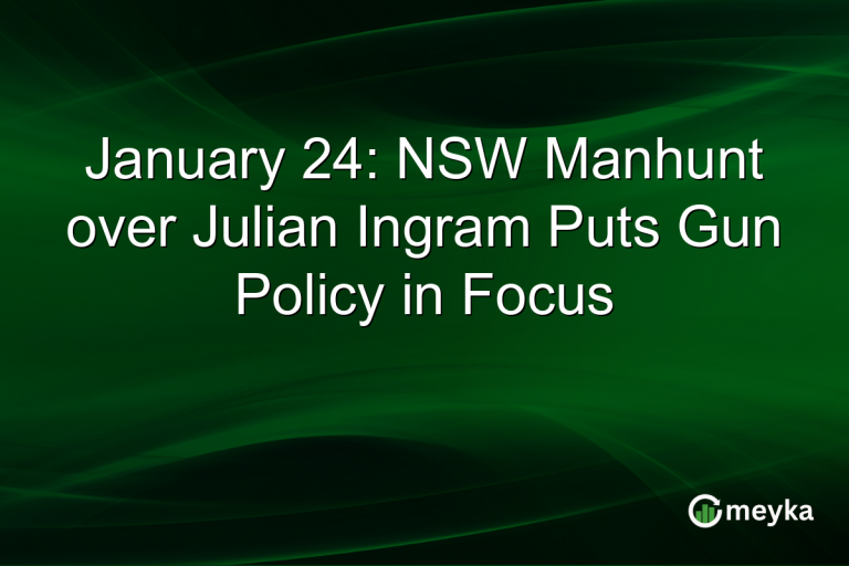January 24: NSW Manhunt over Julian Ingram Puts Gun Policy in Focus