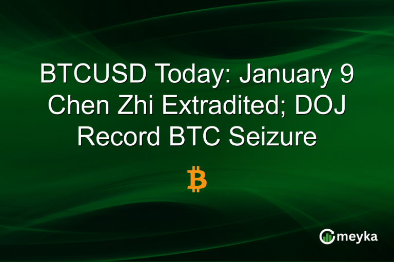 BTCUSD Today: January 9 Chen Zhi Extradited; DOJ Record BTC Seizure
