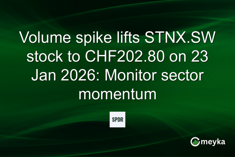 Volume spike lifts STNX.SW stock to CHF202.80 on 23 Jan 2026: Monitor sector momentum