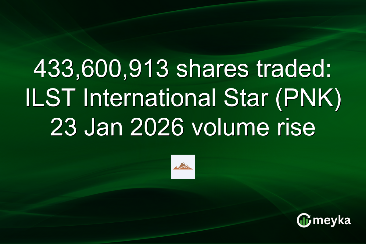 433,600,913 shares traded: ILST International Star (PNK) 23 Jan 2026 volume rise