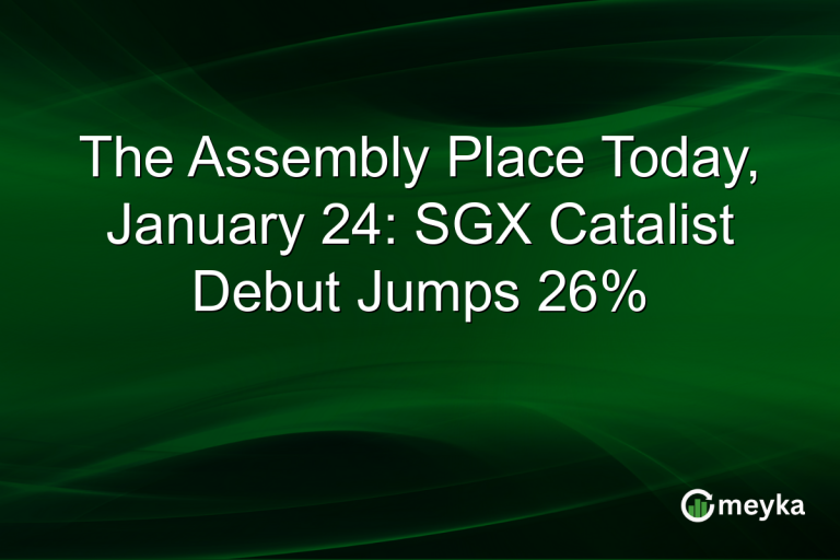 The Assembly Place Today, January 24: SGX Catalist Debut Jumps 26%