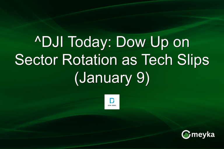 ^DJI Today: Dow Up on Sector Rotation as Tech Slips (January 9)