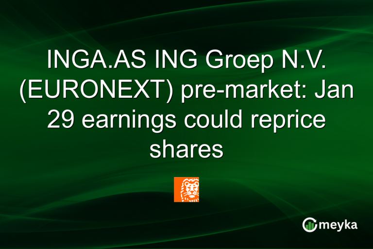INGA.AS ING Groep N.V. (EURONEXT) pre-market: Jan 29 earnings could reprice shares