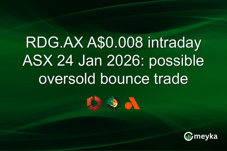 RDG.AX A$0.008 intraday ASX 24 Jan 2026: possible oversold bounce trade